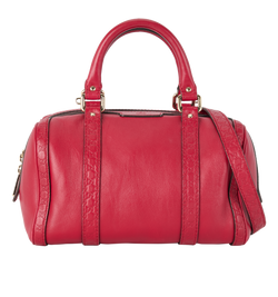 Microguccissima Small Duffle Bag, Leather, Red, 5353, DB/S, 2*